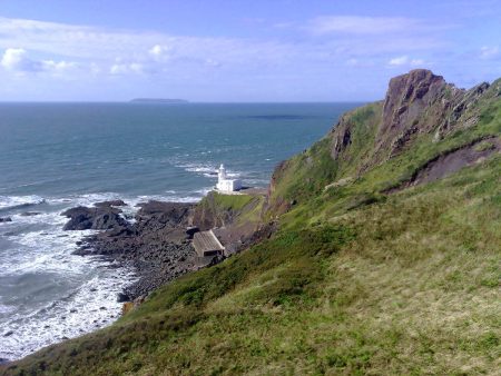 Hartland Point Lighthouse and Lundy